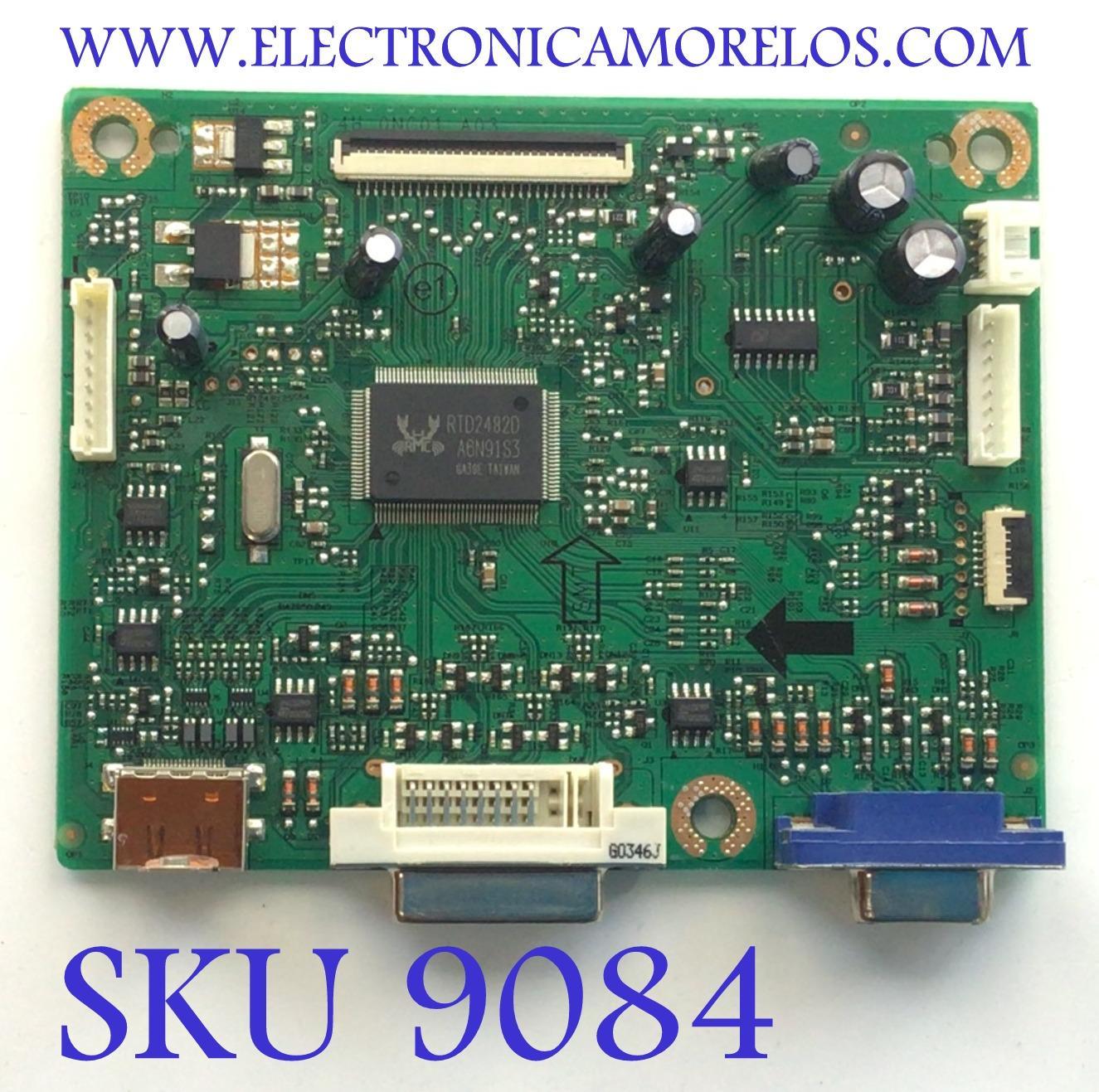 MAIN PARA MONITOR ASUS / NUMERO DE PARTE 5E1AB01001 / 4H.0NC01.A03 / MODELO VE228H